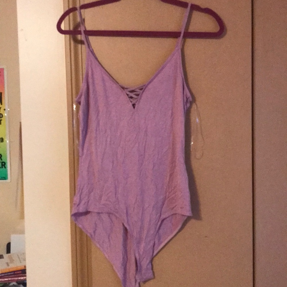 Pink bodysuit size medium